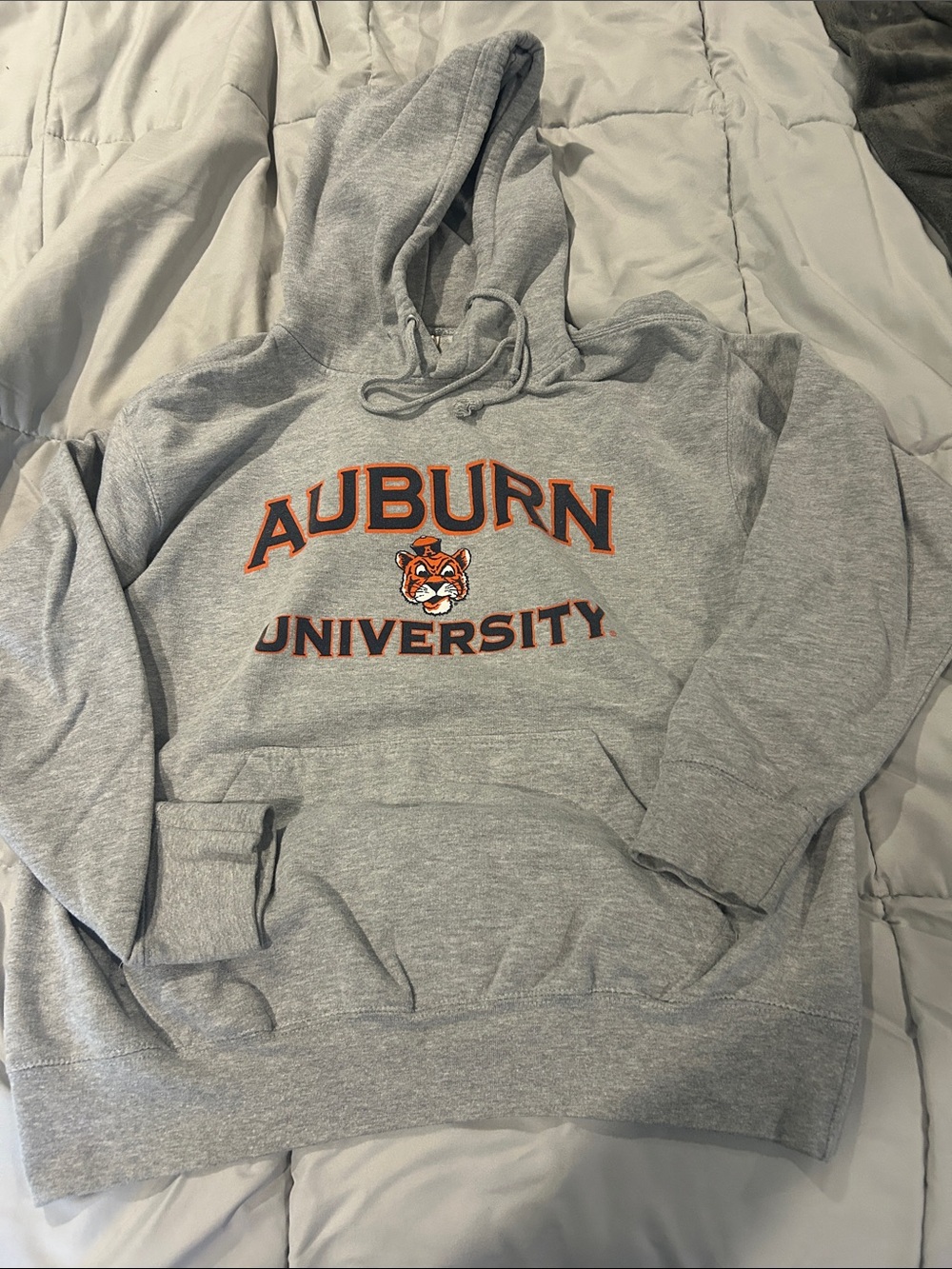 Auburn University Gray Hooded Sweatshirt - Men's